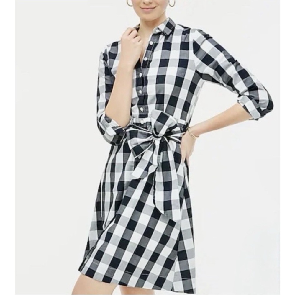 J. Crew Buffalo check shirt dress - Picture 3 of 13